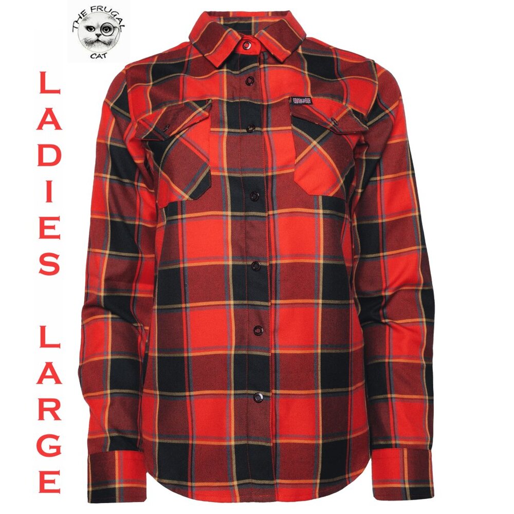 DIXXON FLANNEL x STEVE CABALLERO DRAGON Flannel Shirt - Women's Large